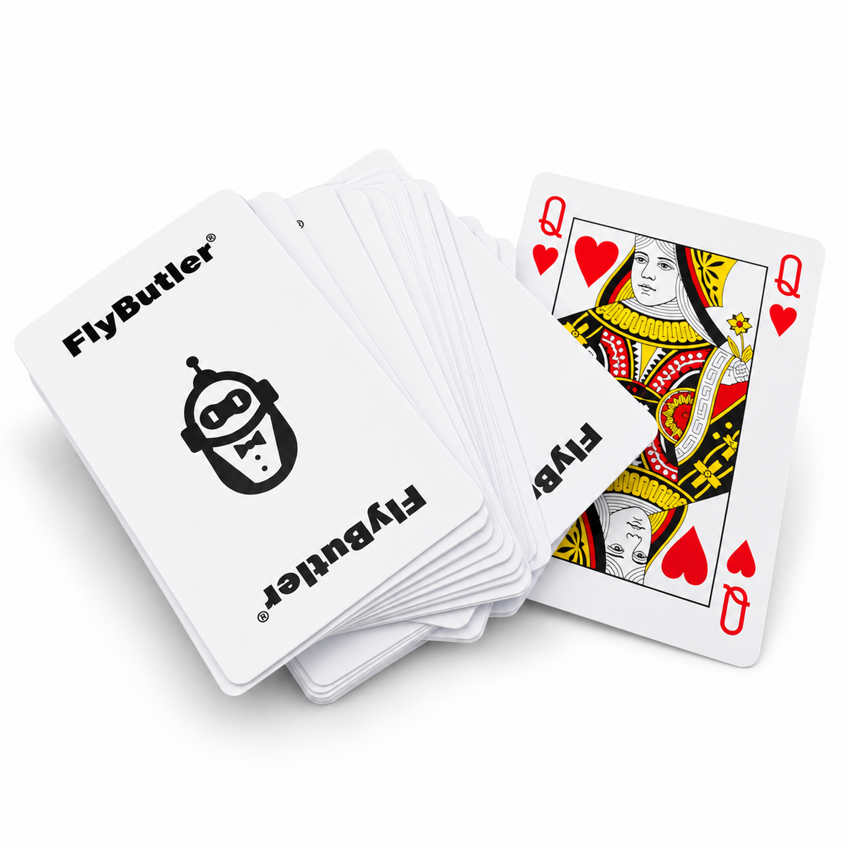 Flybutler Playing Cards - 100 % plast